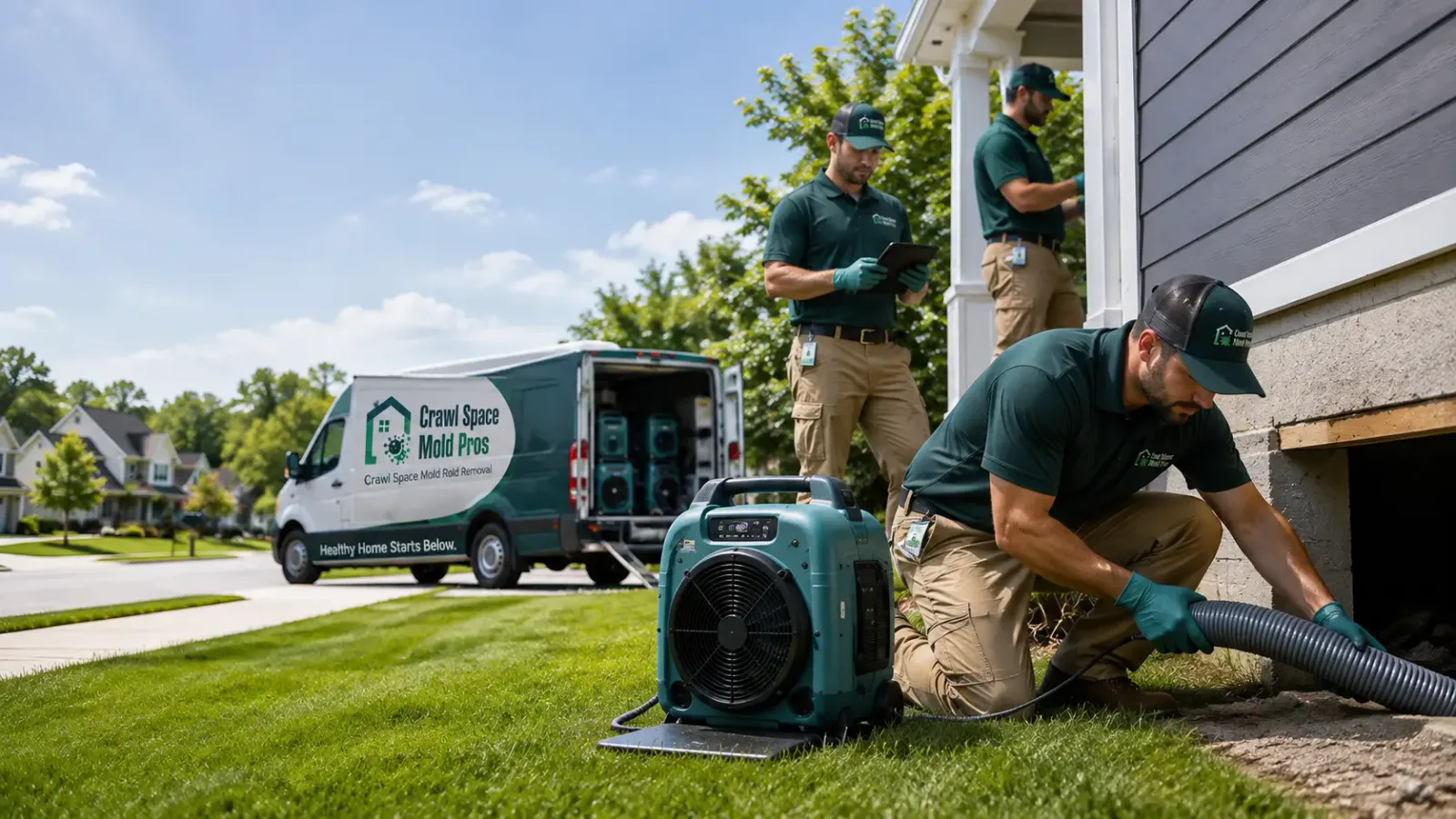 Crawl Space Mold Removal in Sycamore, PA